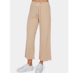 MATE the Label Organic Thermal Wide Leg Pant - Mushroom / XS